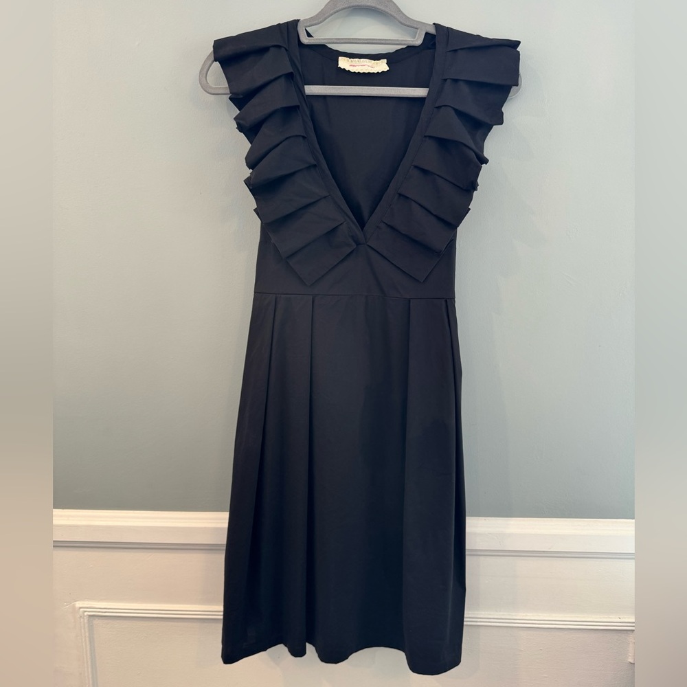 Unique Fornarina LBD - Black Ruffled Dress
